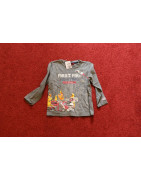 Langarm-Shirt mit Feuerwehrmotiv