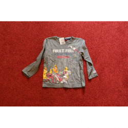 Langarm-Shirt mit Feuerwehrmotiv