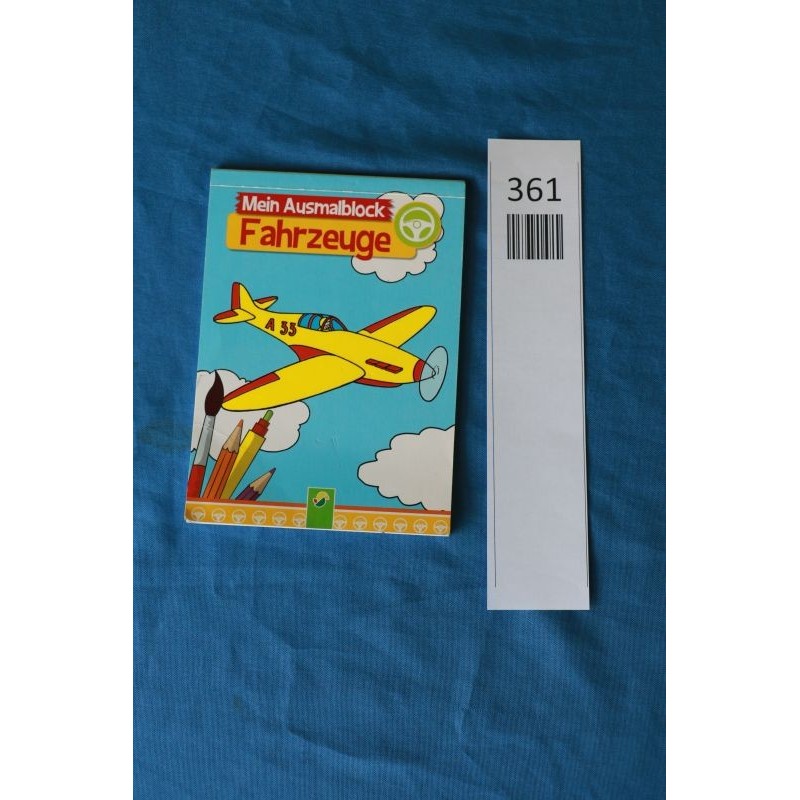 Mein Ausmalblock, Fahrzeuge