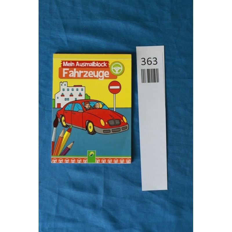 Mein Ausmalblock, Fahrzeuge