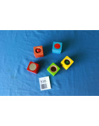 Motorik-Holzwürfel