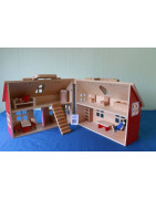 Puppenhaus mit viel Zubheör